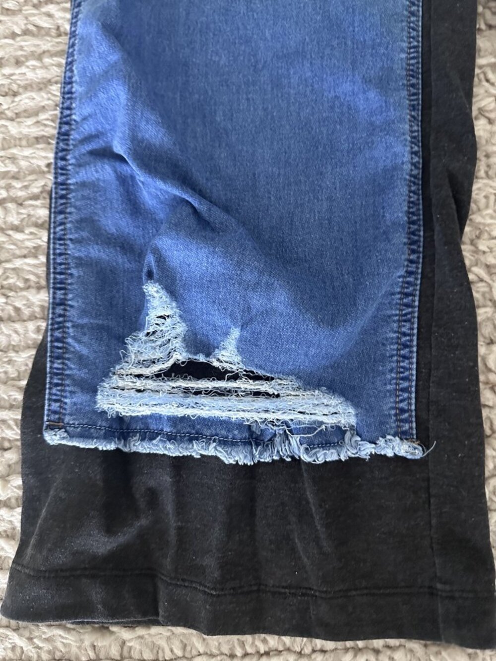 Zumba Wear Black Denim Panel Joggers | Small - Picture 4 of 6